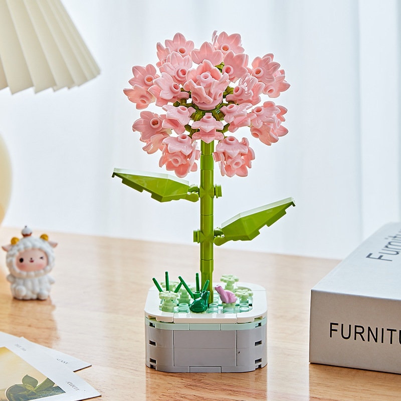 Mother's Day GIFT SET - DIY Flower Building Blocks: Carnation Bricks - Builditfy